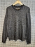 sweater unique cuello v gris topo - comprar online