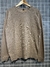 sweater tramado beige - comprar online