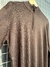 sweater medio cierre liso chocolate - bracku