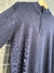 sweater medio cierre liso azul - bracku