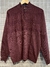 sweater medio cierre tramado bordo - comprar online