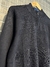 sweater medio cierre tramado azul - bracku