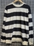 Buzo rustico rayado negro - comprar online