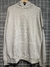 buzo oversize rustico pesado gris melange - comprar online