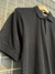 chomba pique negra. interior gris - bracku
