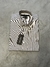 Camisa Cuello Italiano LR Rayas finas chocolate - comprar online