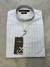 Camisa cuello mao rayas celeste - comprar online