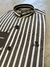 Camisa cuello mao rayas gruesas gris topo - bracku