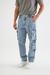 Pantalon de jean Cargo "feeling god" - comprar online