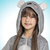 Pijama Longo Macacão Plush Kigurumi Coala Cinza Meninas