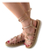 Sandalia Papete de Amarracao Flatform Moleca 5447.519 - Alma Shoes e Alma Teen