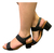 Sandalia Calce Fácil Salto Medio Bloco Ultrconforto Usaflex Y8204 - Alma Shoes e Alma Teen