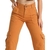 CALÇA WIDE LEG CARGO CARAMELO TÊNDENCIA JUVENIL -TEEN 010 - Alma Shoes e Alma Teen