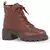 Bota Coturno Bottero Feminina Tratorada Calce Fácil Marrom 349101 - comprar online