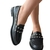Sapato Mocassim Feminino em Couro com Tacha Madre Floé 5865383 - Alma Shoes e Alma Teen