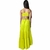 Vestido Longo Juvenil com Fenda na Saia, Recortes Laterais e Lastex nas Costas 3827 - Alma Shoes e Alma Teen