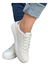 Tenis Casual Branco Detalhe Prata Forrado Via Marte 076-001 - Alma Shoes e Alma Teen