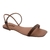SANDALIA RASTEIRA FEMININA TIRA UNICA AJUSTE NO TORNOZELO ALMA SHOES 1086.729 - loja online