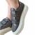 Tênis Feminino Calce Fácil Velcro Conforto Estiloso Brava 005-0023 - loja online