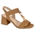 Sandalia Feminina Salto Bloco Medio Calce Facil Modare 7172.113 - comprar online