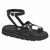 Sandália Gladiadora Flatform Tachas Moleca 5504.113