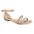 SANDALIA RASTEIRA CALCANHAR FECHADO TIRA BRILHO VILLA ROSA 4036.40172 - comprar online