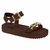 Sandália Feminina Papete Tratorada Detalhe Corrente Moleca 5489.118 - comprar online