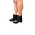 Imagem do BOTA CANO CURTO FEMININO SALTO MEDIO GROSSO PRETO 9075.108