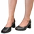 Imagem do Sapato Peep Toe Salto Medio Grosso Feminino Casual Vizzano 1146.101