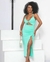 Vestido Midi Fenda Glam - comprar online