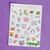 Cartela de adesivos - CA.039 - comprar online