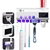 Dispensador de pasta de dente com esterilizador automático, incluindo suporte para escovas de dente.