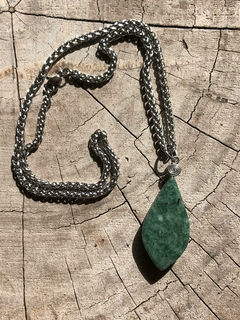 Collar Jade Verde Big - tienda online