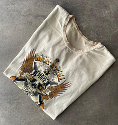 REMERA AMPLIA MANGA REBATIBLE "rock and roll 2" - comprar online