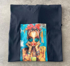 REMERA MUJER AMPLIA MANGA REBATIBLE "mujer" en internet