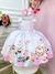 Vestido Infantil Rosa Bosque Safari Busto C/ Strass Festas (2025RA) - loja online
