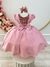 Vestido Infantil Rose Busto C/ Renda Festas Daminhas Luxo (0600RE) - Lokids