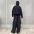 JAQUETA SHUI CORTA VENTO NYLON DESERT PRETO - Posh’s street wear
