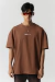 T-SHIRT OVERSIZED GENESIS - BROWN