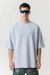 THESINT T-SHIRT UNIC BASIC EMBROIDERY - STONED BLUE