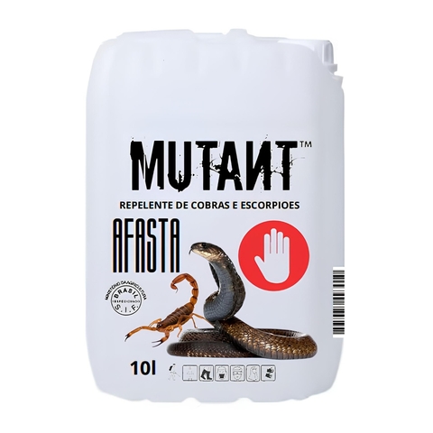 Afasta Espanta Cobra Aranhas e Escorpiões Repelente 10L Mutant