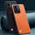 Capa luxuosa de couro para motorola moto edge 40 neo capa traseira fosca proteção de silicone - loja online