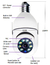 Câmera WiFi 1080P Bulbo 4X Zoom Câmera E27 Home 5GWiFi Alarm Monitor