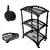 Rack de Armazenamento Organizador Telado Vertical Com 3 Cestos Fruteira Cozinha - comprar online