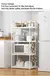 Rack de armazenamento de cozinha, 3/4/5/6 camadas, móvel, carrinho doméstico, - Utilidades para Casas | Produtos Práticos e de Qualidade para o seu Lar