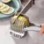 Fatiador de limão e laranja portátil de cozinha em aço inoxidável.
