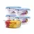 KIT 5 Potes de Vidro Quadrado com Tampa Hermética 320ml na internet