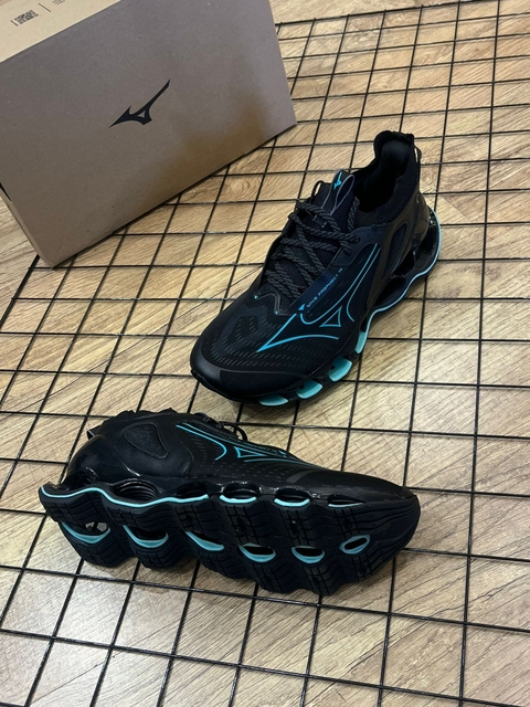 MIZUNO PRO 14 PRETO E VERDE