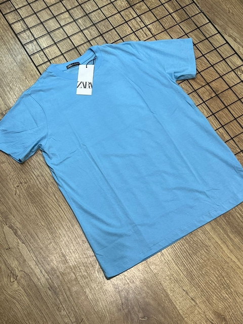 CAMISA LISA ZARA AZUL