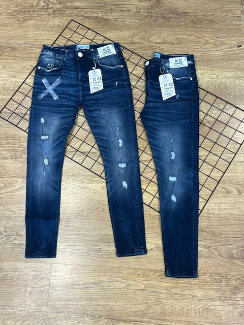 Calça de jogador brow jeans azul